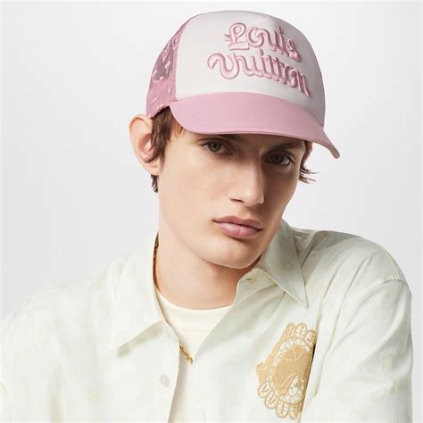 louis vuitton mesh hat|Mesh Signature Cap S00 .